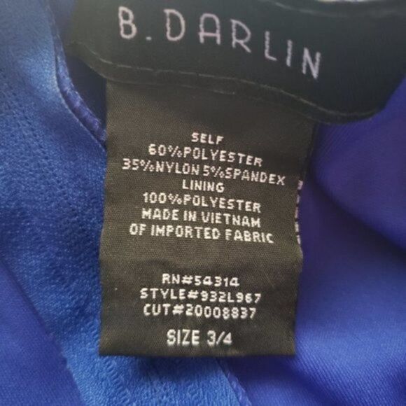 🌸B Darlin Blue Formal Dress - Picture 7 of 7